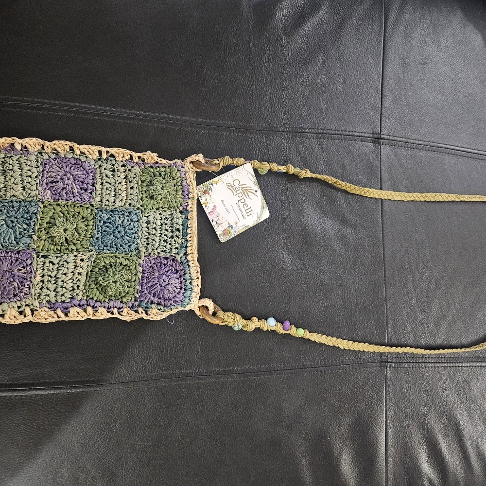 Handmade CAPELLI Straw Handbag
